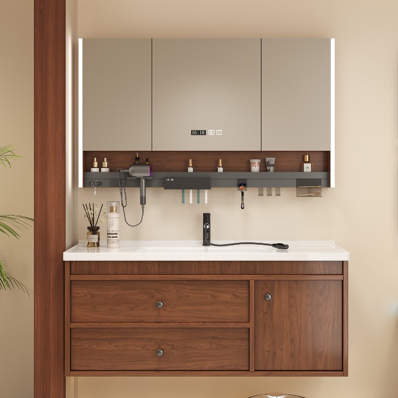 Meuble de salle de bain blanc, - Home Bathroom Vanity Combo avis et prix